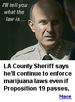 Proposition 19 would legalize marijuana usage in California. What happened to ''We don't make the law, we just enforce the law, whether we agree with it or not''? 